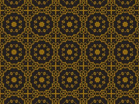 Pattern Gold Stock Illustration