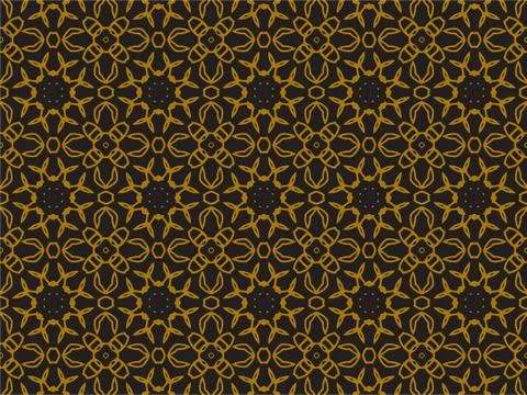 Pattern Gold Stock Illustration