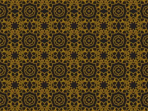 Pattern Gold Stock Illustration