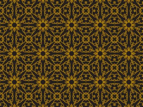 Pattern Gold Stock Illustration