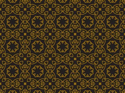 Pattern Gold Stock Illustration