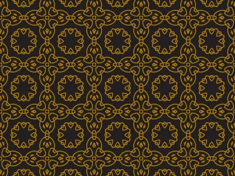 Pattern Gold Stock Illustration