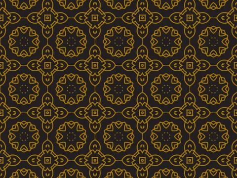 Pattern Gold Stock Illustration