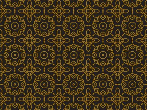 Pattern Gold Stock Illustration