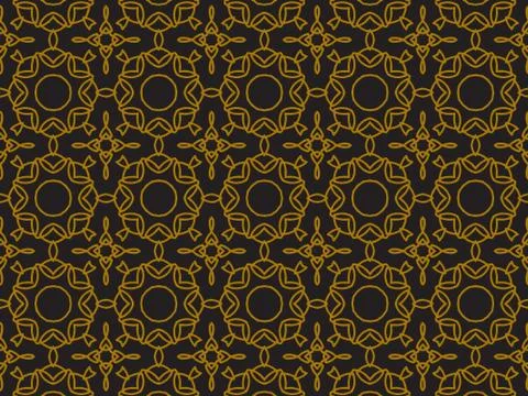 Pattern Gold Stock Illustration