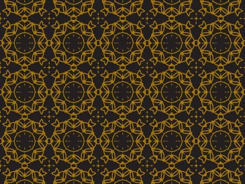 Pattern Gold Stock Illustration