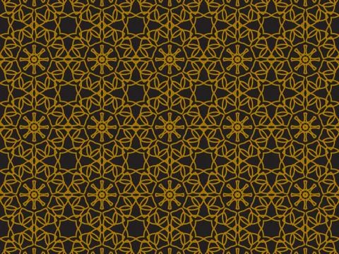 Pattern Gold Stock Illustration