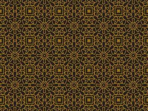 Pattern Gold Stock Illustration