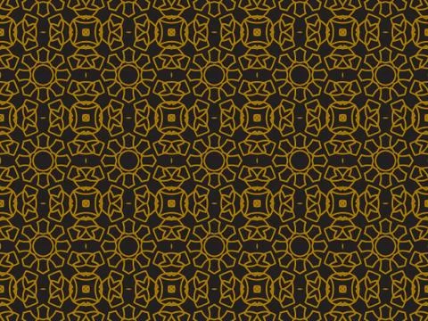 Pattern Gold Illustrazione stock