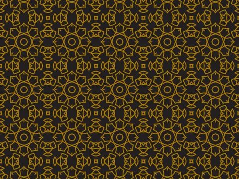 Pattern Gold Stock Illustration