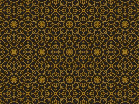 Pattern Gold Stock Illustration