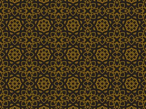 Pattern Gold Stock Illustration