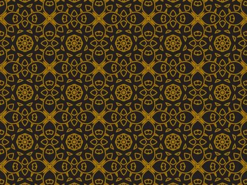 Pattern Gold Stock Illustration