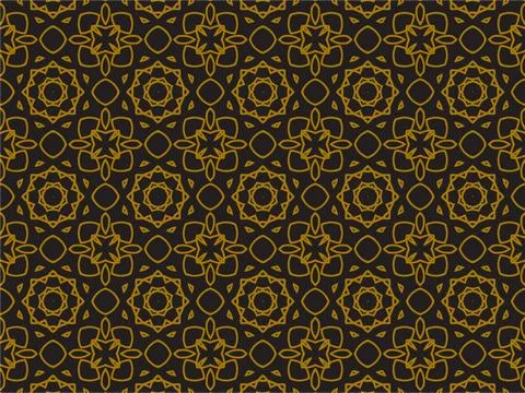 Pattern Gold Stock Illustration