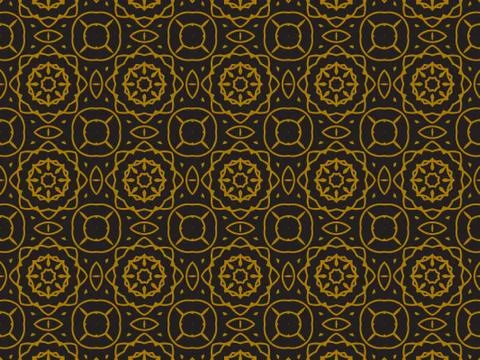 Pattern Gold Stock Illustration