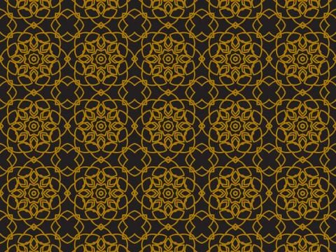 Pattern Gold Stock Illustration