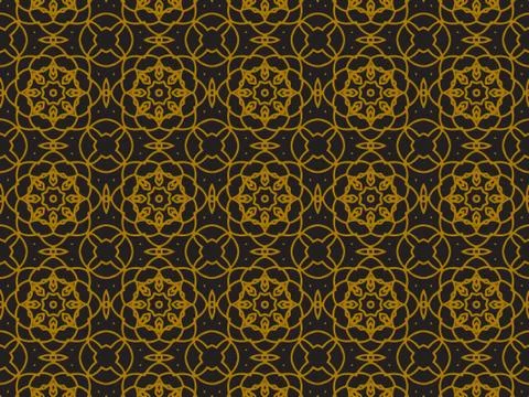 Pattern Gold Stock Illustration