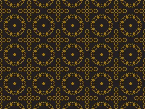 Pattern Gold Stock Illustration