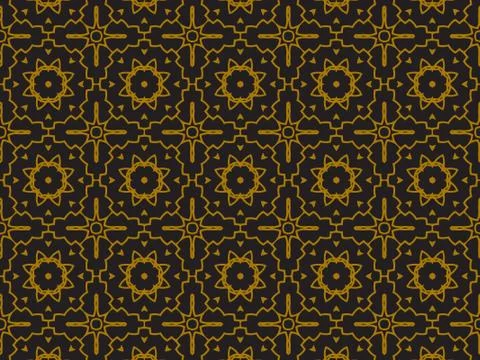 Pattern Gold Stock Illustration