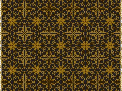 Pattern Gold Stock Illustration