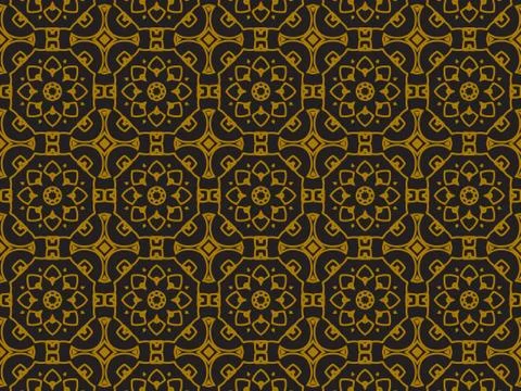 Pattern Gold Stock Illustration