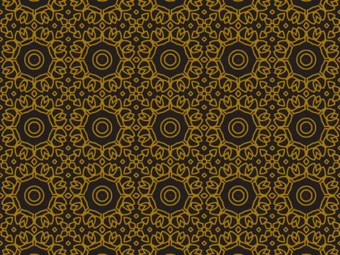 Pattern Gold Stock Illustration