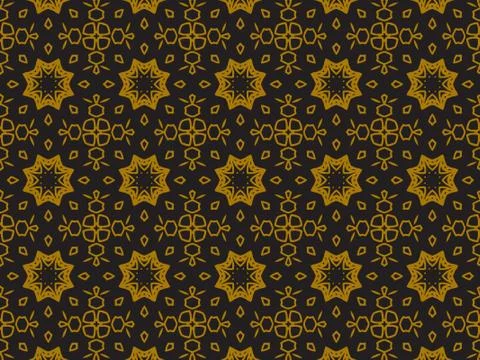 Pattern Gold Stock Illustration
