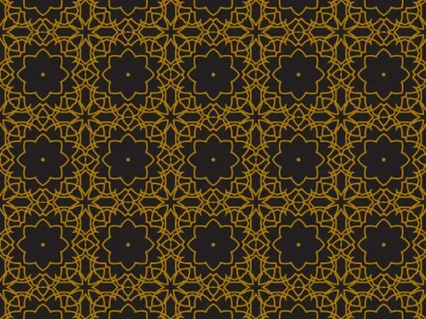 Pattern Gold Stock Illustration