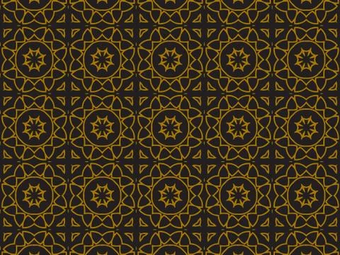 Pattern Gold Stock Illustration