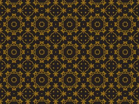 Pattern Gold Stock Illustration