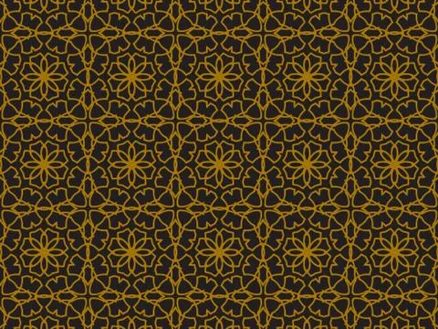 Pattern Gold Stock Illustration