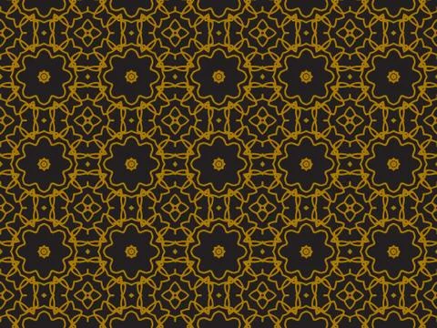 Pattern Gold Stock Illustration