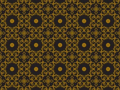 Pattern Gold Stock Illustration