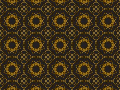 Pattern Gold Stock Illustration