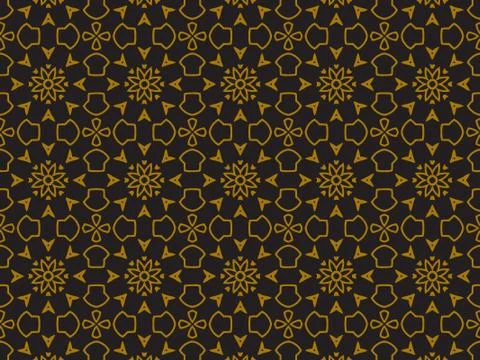 Pattern Gold Stock Illustration