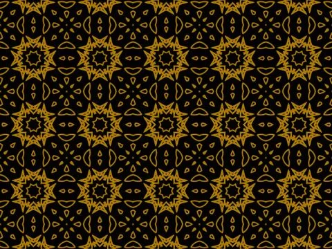 Pattern Gold Stock Illustration