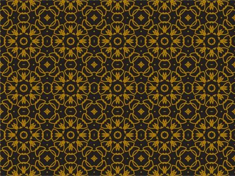 Pattern Gold Stock Illustration