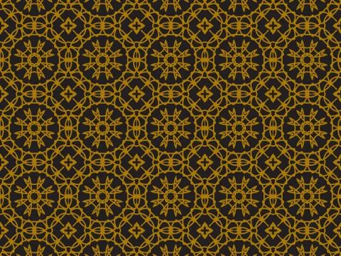 Pattern Gold Stock Illustration