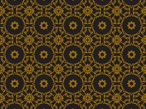 Pattern Gold Stock Illustration