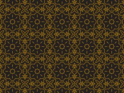 Pattern Gold Stock Illustration