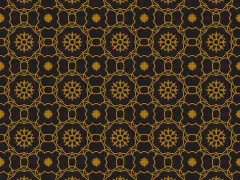 Pattern Gold Illustrazione stock