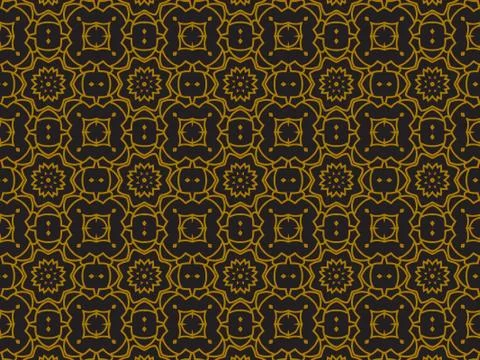 Pattern Gold Stock Illustration