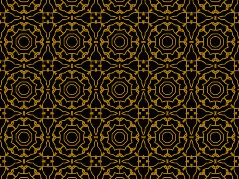 Pattern Gold Stock Illustration