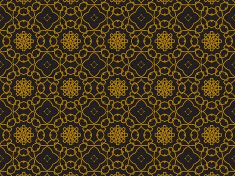 Pattern Gold Stock Illustration