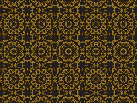 Pattern Gold Illustrazione stock