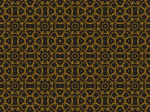 Pattern Gold Stock Illustration