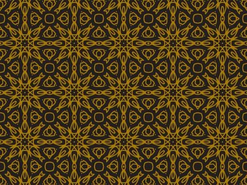 Pattern Gold Stock Illustration