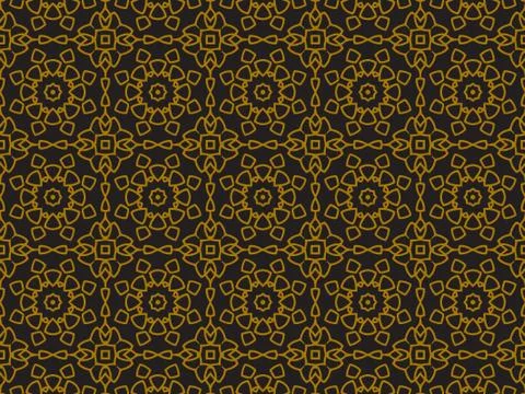 Pattern Gold Stock Illustration