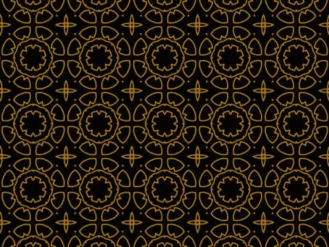 Pattern Gold Stock Illustration