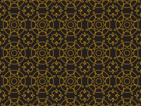 Pattern Gold Stock Illustration